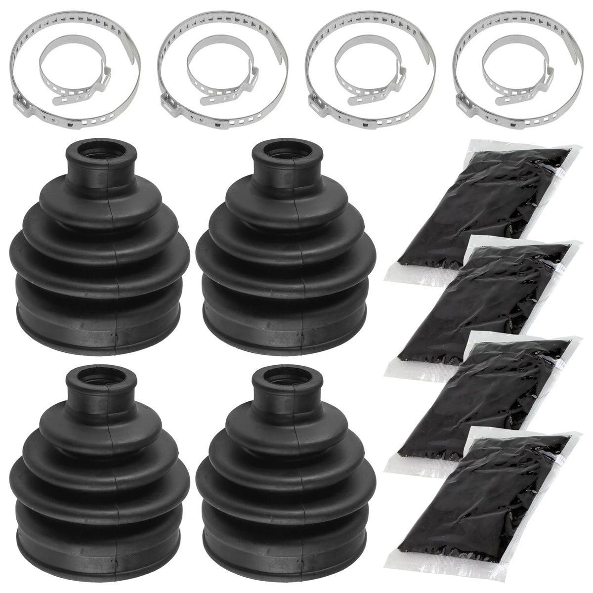 2 Rear Axle CV Boot Kit for Suzuki LTA750X Kingquad 750 4X4 (2005–2021)