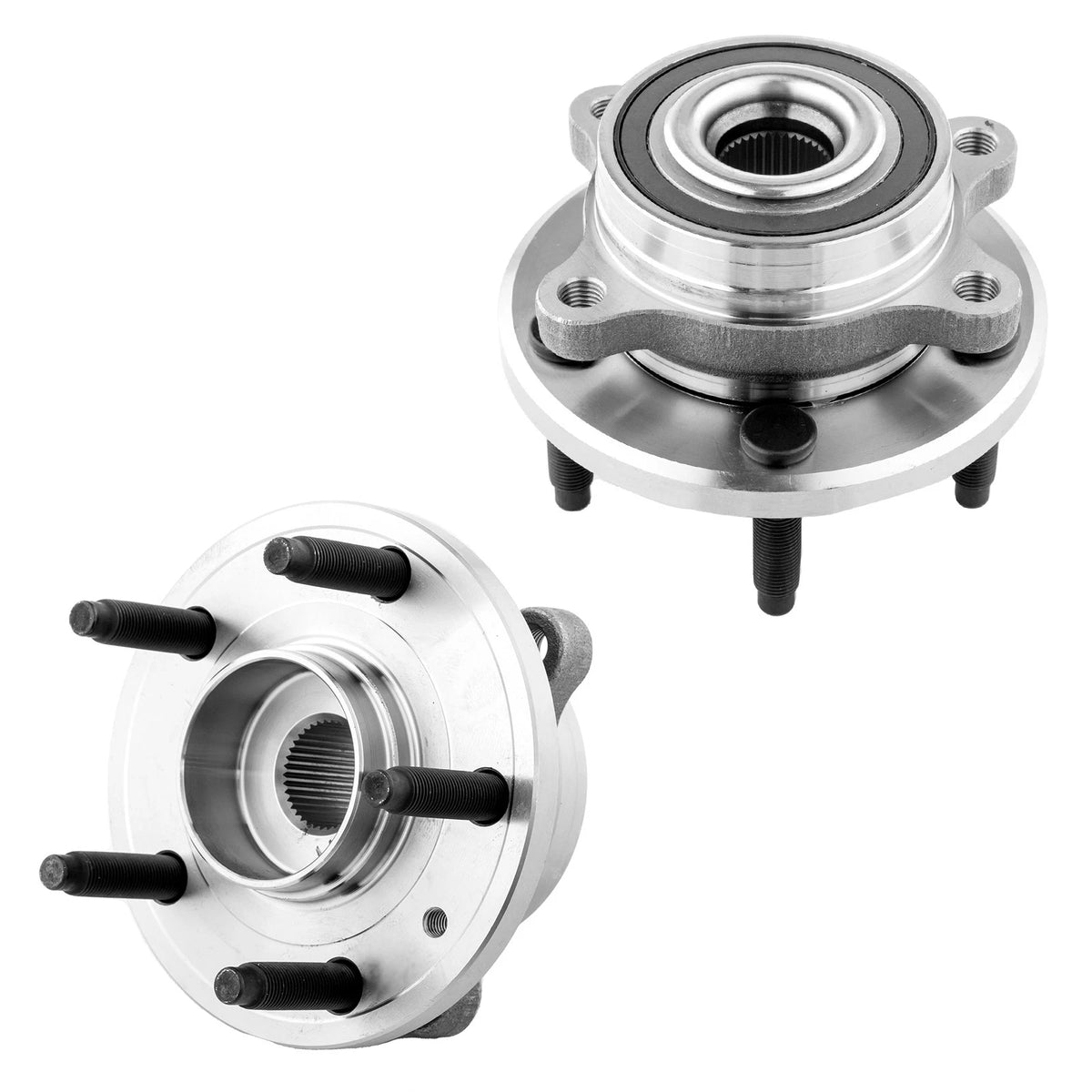 Pair (2) Rear Wheel Hub & Bearings for Ford Taurus Edge Flex (2008–2019) 513275