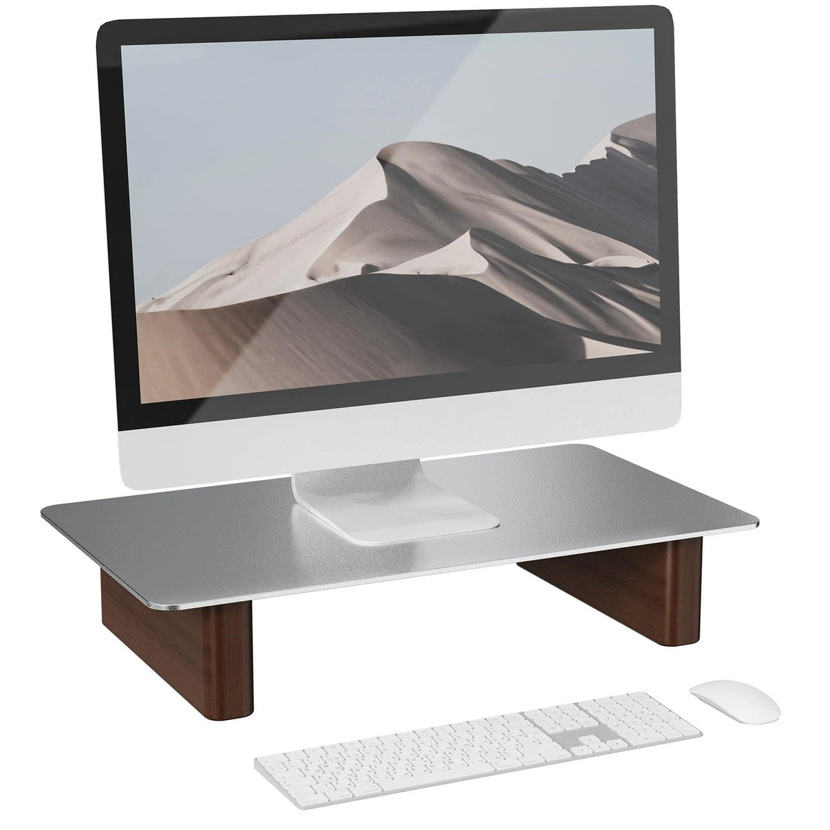 Aluminum Monitor Stand Riser for Ergonomic Desktop (15.7")