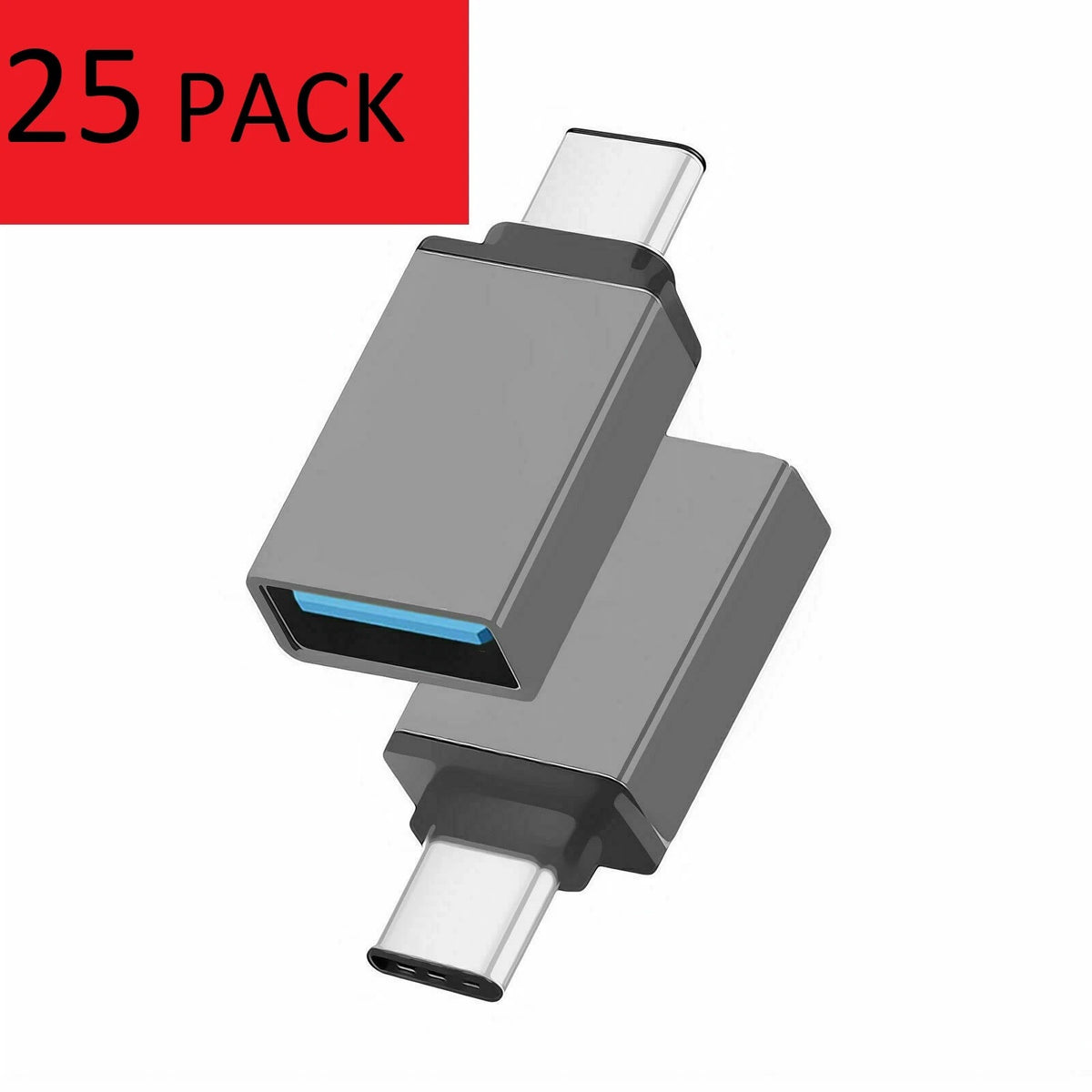 25X USB C Male to USB A Female Adapter Sync Data Hub for Samsung LG