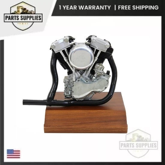 Large Knucklehead Motor Model 1:6 Scale Pewter for Harley Davidson Motorcycle