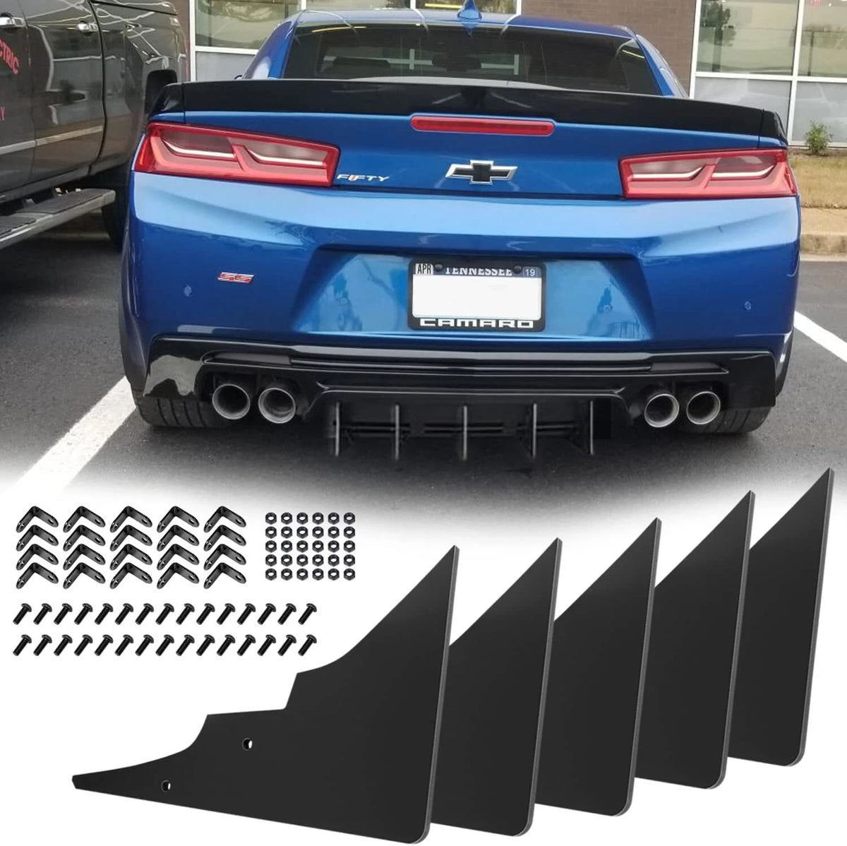 V1 Style Rear Diffuser Kit for Chevrolet Camaro (2014–2015) 98autoA15