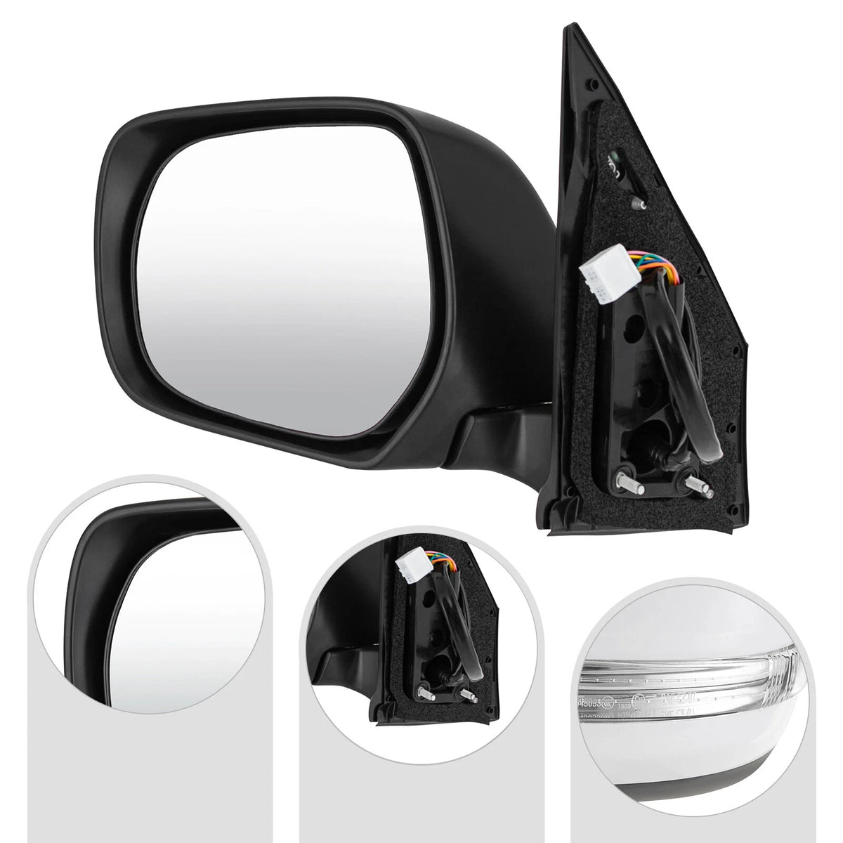 Left Driver Side Mirror for Toyota Land Cruiser (2013–2022)