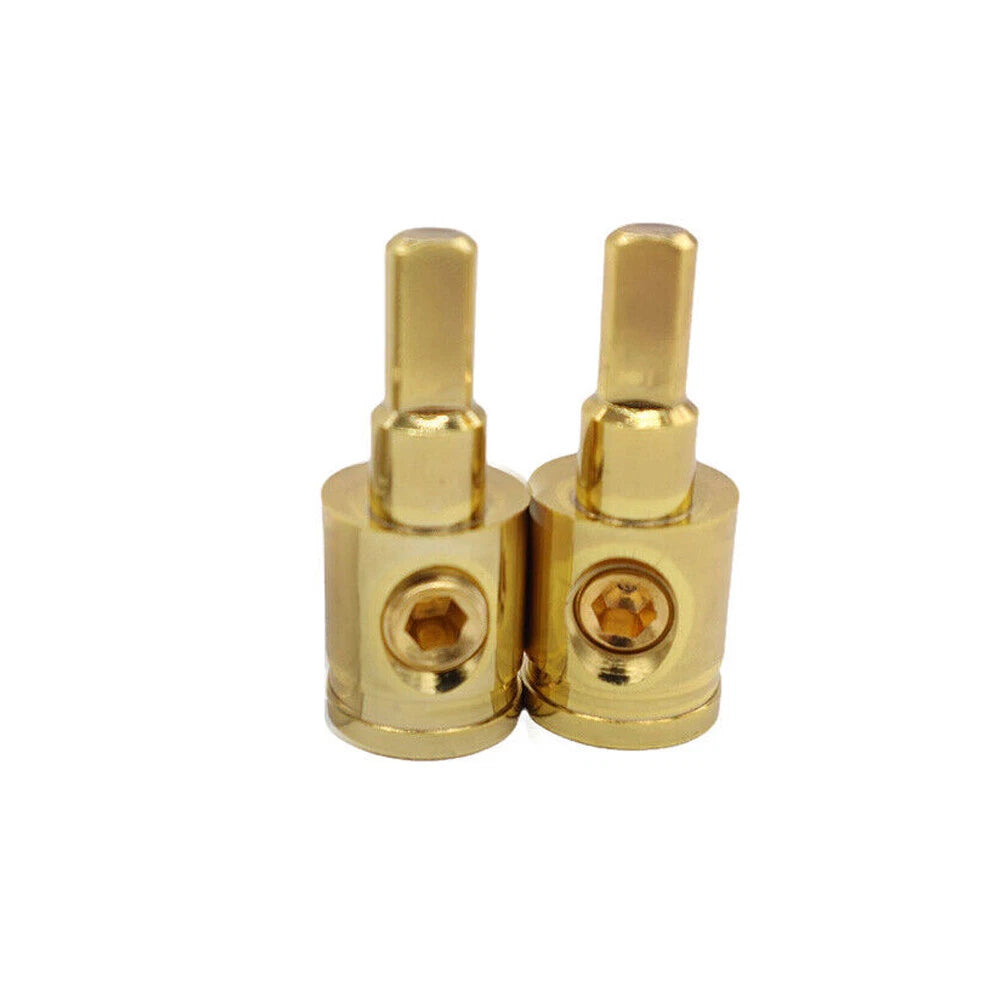 6Pcs 1/0 Gauge to 4 Gauge Wire Reducer for Car Audio Amp