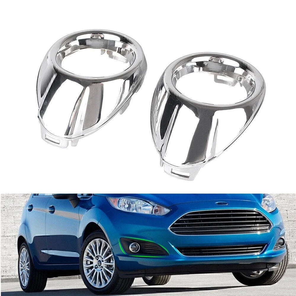 Set of 2 Chrome Fog Light Covers for Ford Focus (2012–2013)
