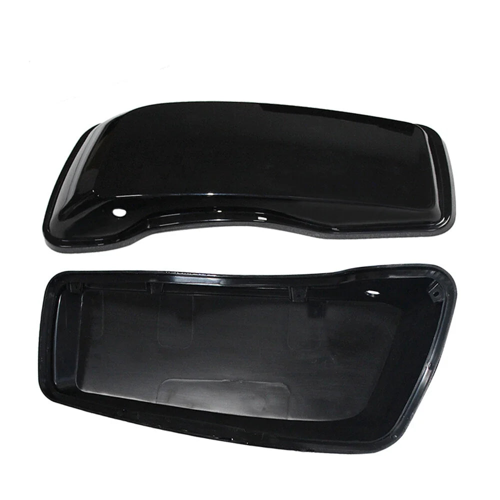 Unpainted Black Upper Saddlebags Lids for Harley Touring Street Glide (2014–2023)