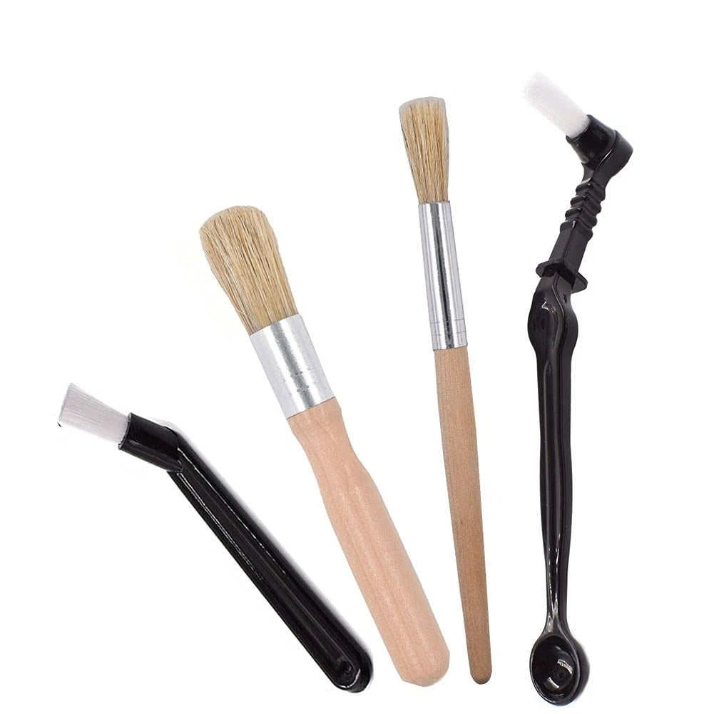 Set of 4 Coffee Machine Cleaning Brushes (7.8''+5.9''+8.6''+5.9'')