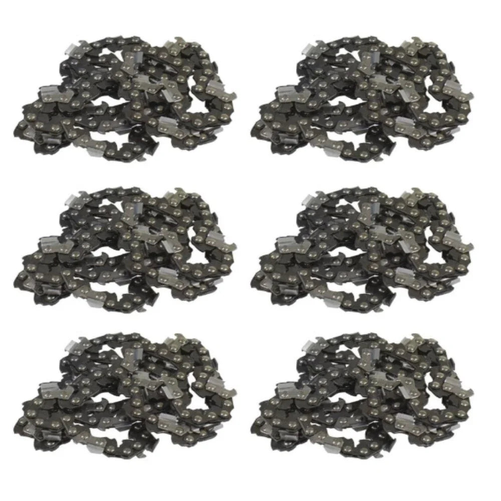 Set of 6 Chainsaw Chains .325" 74DL for Stihl E 15 E 20 E 22 (Electric)