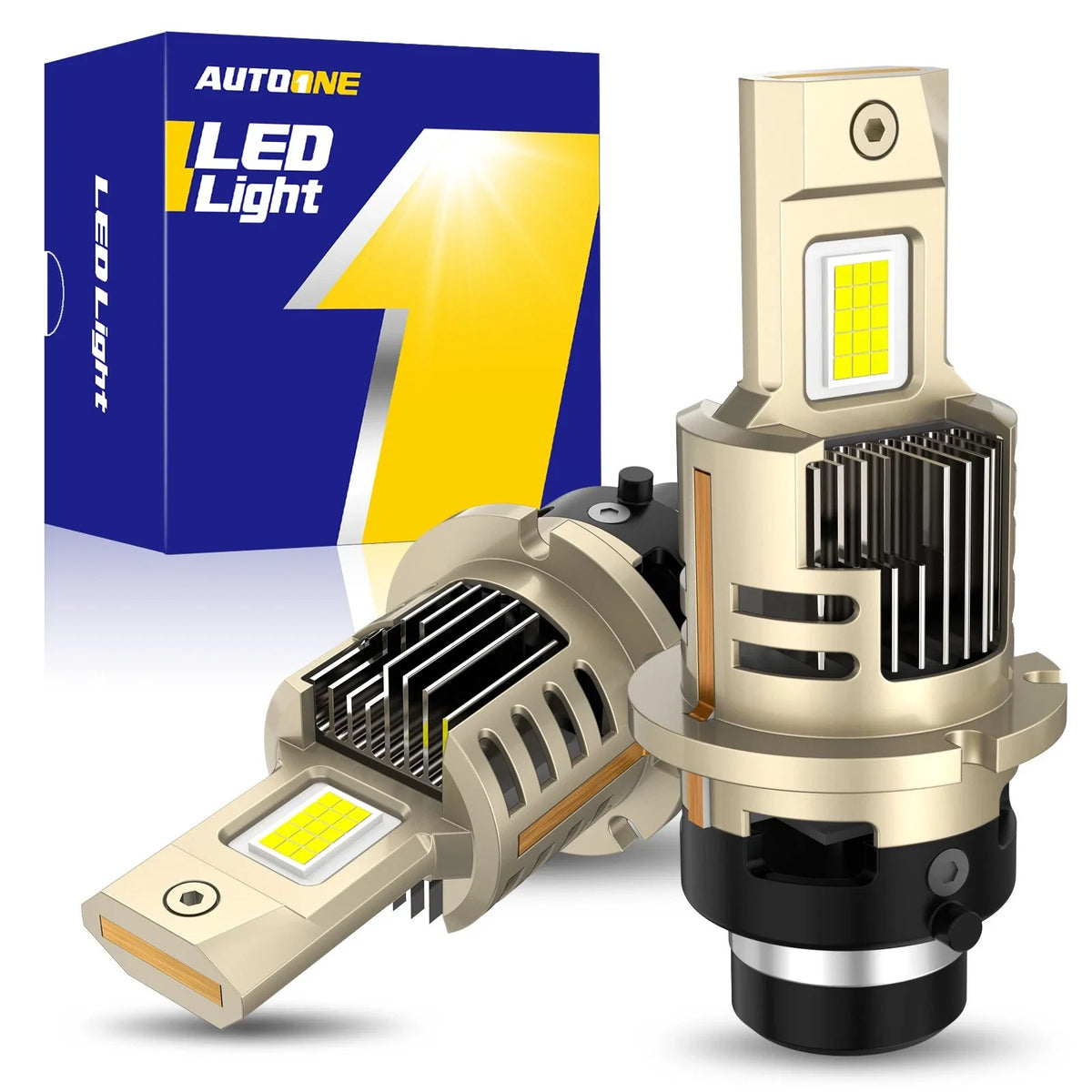 2X D2S D2R HID to LED Headlight Bulbs Conversion Kit 24000LM 100W for