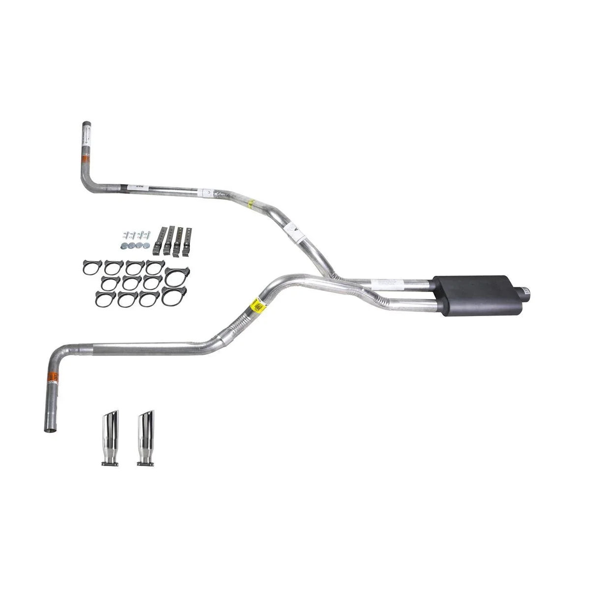 Dual Exhaust Pipe with Flowsound Muffler for F150 (1987–1994)