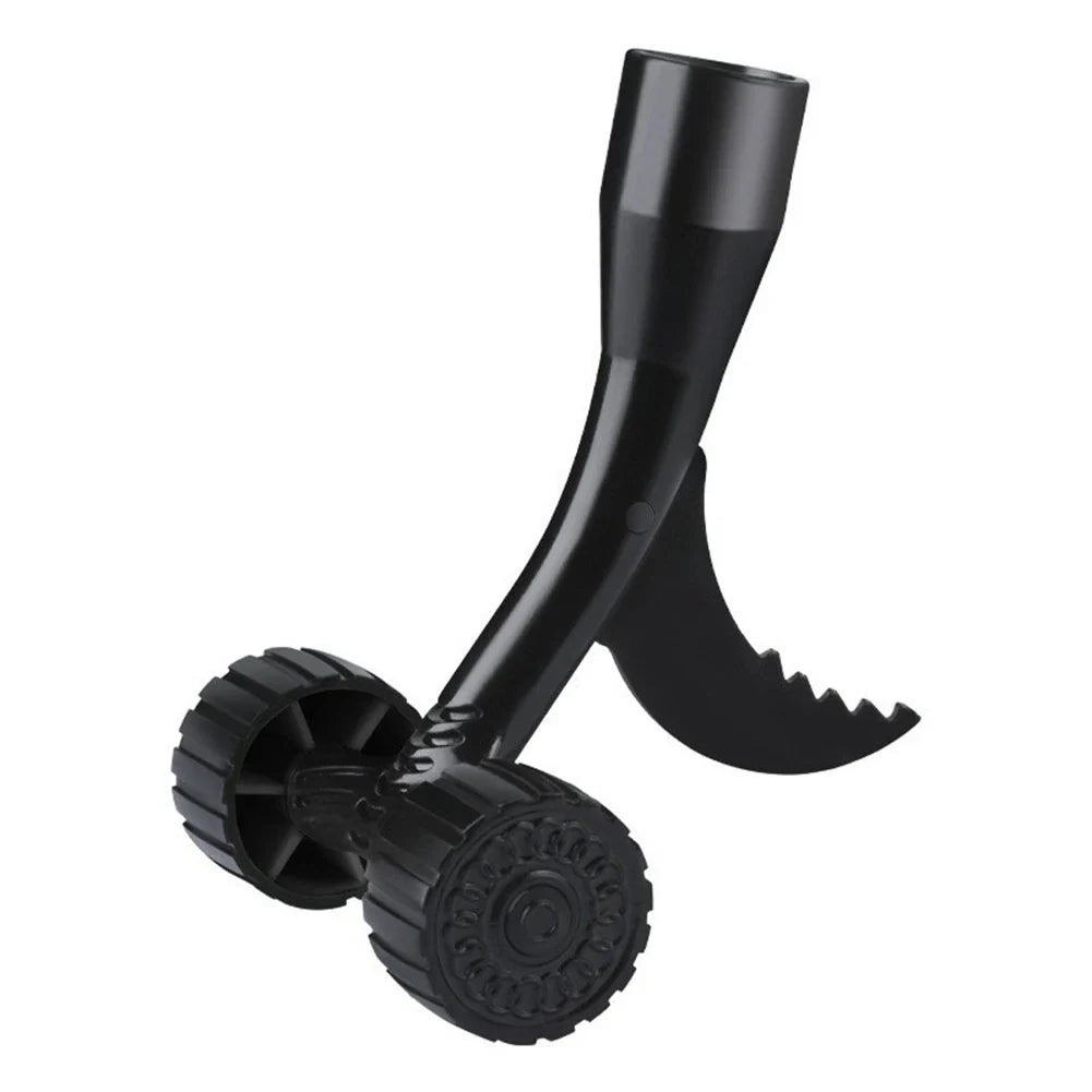Compact Weeding Tool with Wheels for Easy Garden Care