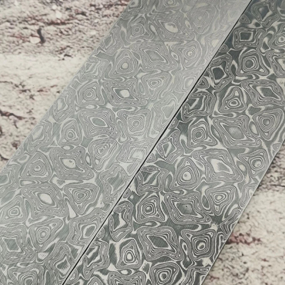 1PC Damascus Steel Billet Knife Making Supply 150mm