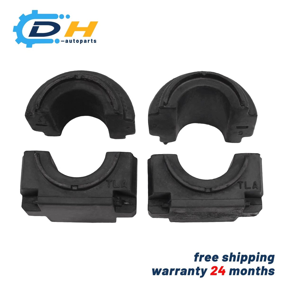 2 Pairs Front Stabilizer Bar Bushing for Honda CR-V (2017–2022) 51300-TLB-A04, 51300-TLB-A02, 51300-TLB-A03