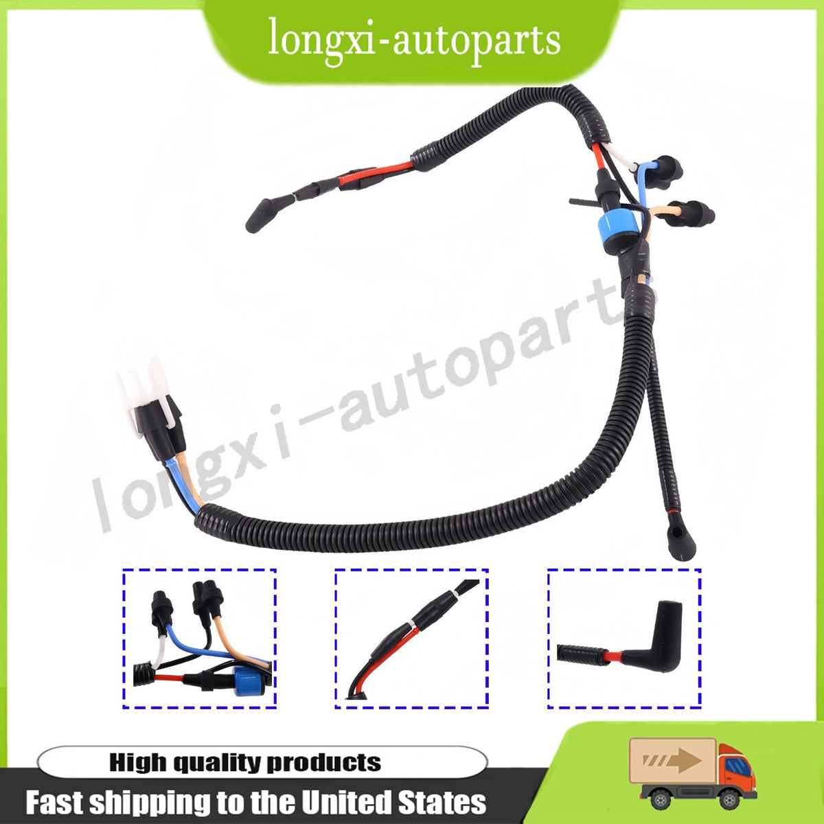 Front Auto Hub Locking Vacuum Line Hose Pipe for Ford F150 (1999–2004) XL3Z 3A788-AA, XL34 7A788-AA