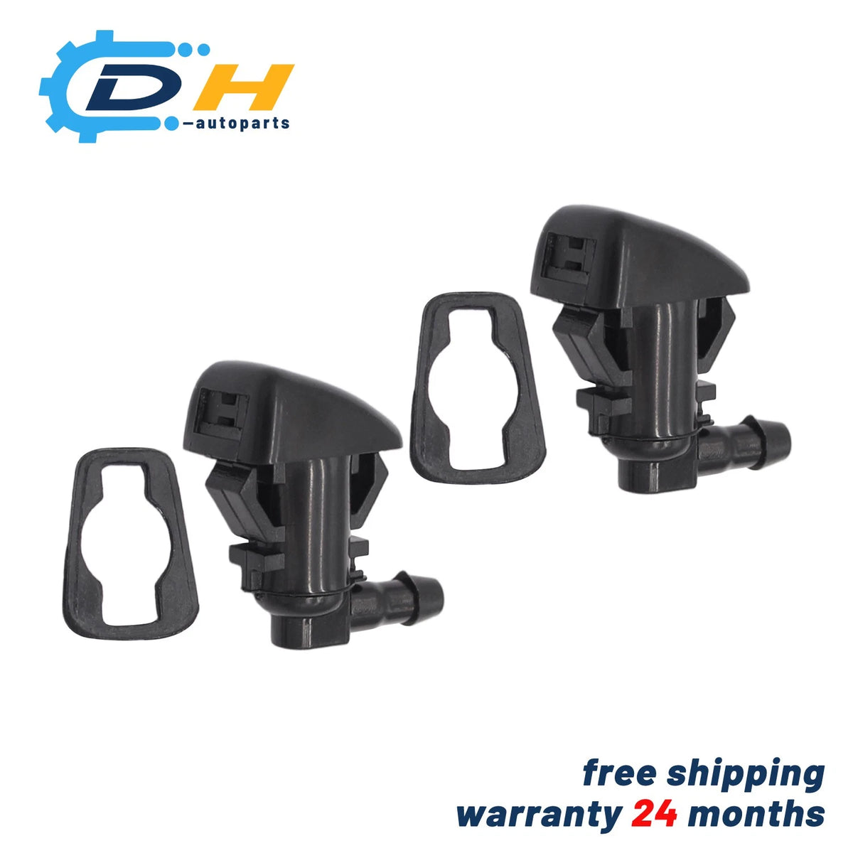2X Windshield Wiper Washer Nozzle Spray Jet for Ford Transit (2017–2018) CK4Z-17603-A, CK4Z17603A