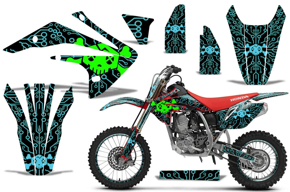 Graphic Stickers + PLT/RIM Decals for Honda CRF150R (2017–2021)