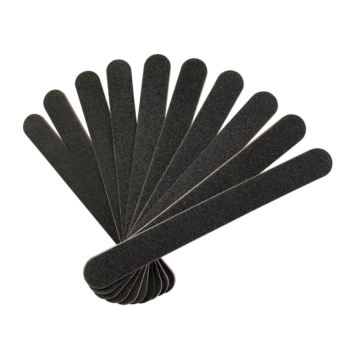 10X Nail File for Professional Use (Pack of 1) - Double Sided, Black