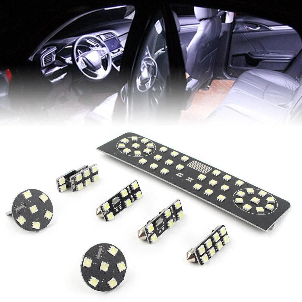Interior Dome Map Reading Lights Kit for VW Golf (2006–2019) - 7PC White