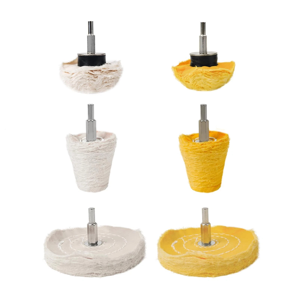 Aluminum Wheel Polishing Kit for Drill Buffing