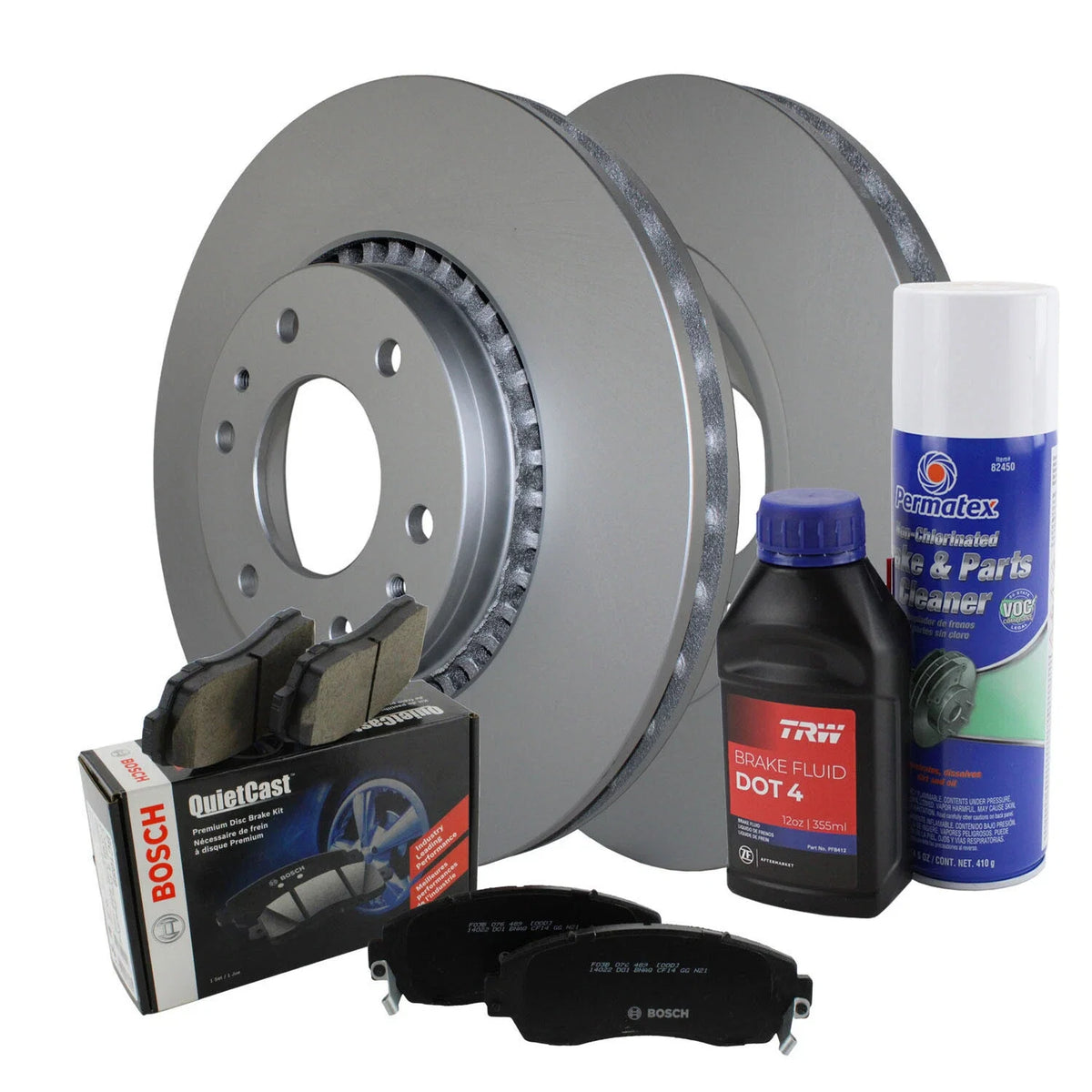 Front Brake Kit 325mm Rotors & Bosch Ceramic Pads for Buick Chevy GMC Isuzu Saab