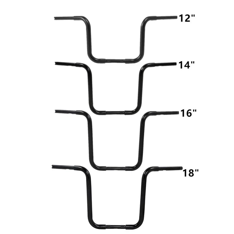 Ape Hanger Handlebar 12'' 14'' 16'' 18'' for Harley Softail (Fits )