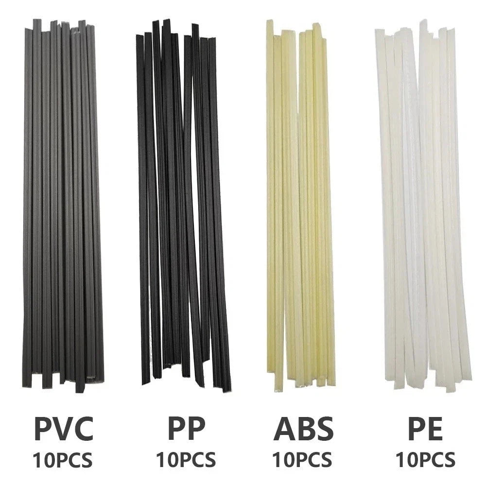 10pcs Plastic Welding Rods 200x5x2.5mm for Plastic Welder (ABS/PP/PVC/PE)