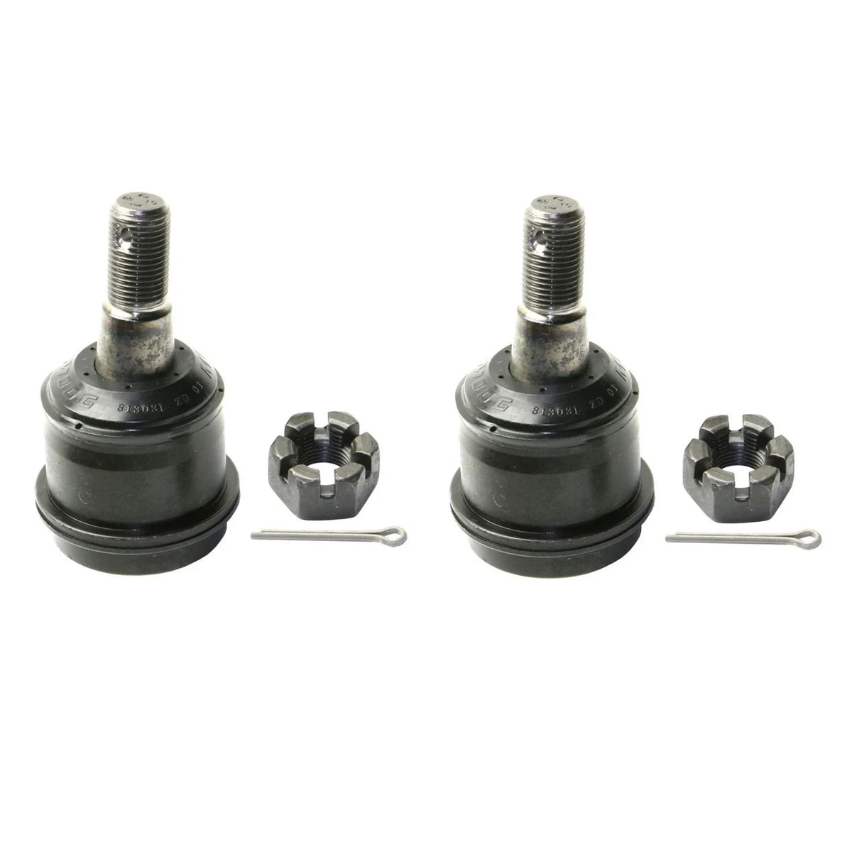 Set of 2 Front Upper Suspension Ball Joints for Dodge Ram 2500 3500 (1994–2010)