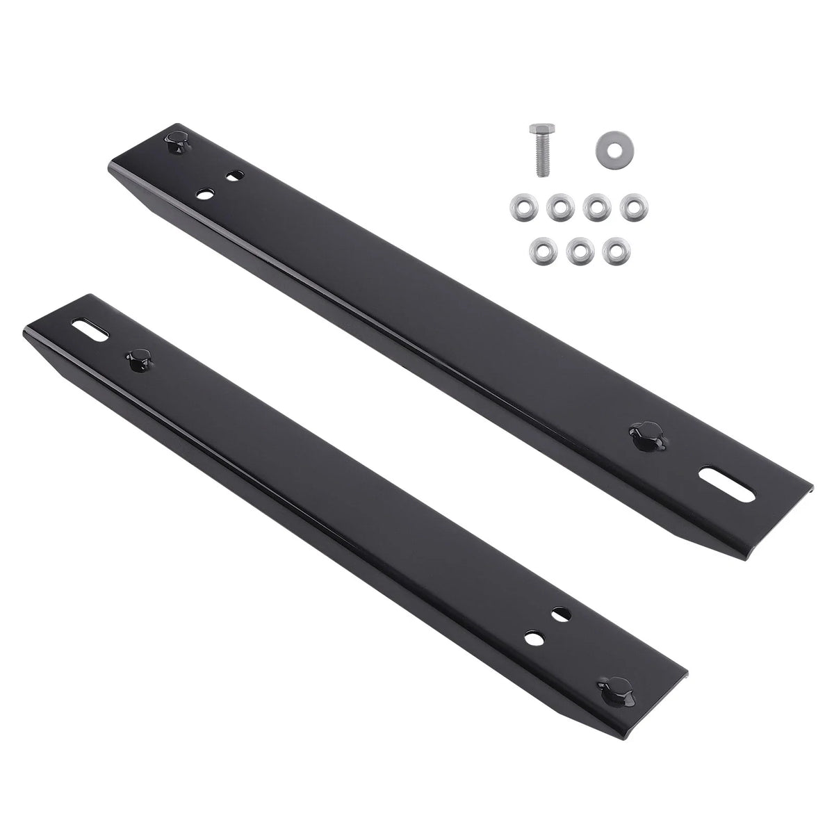 Mounting Track Brackets for Oldsmobile Cutlass Monte Carlo (1970–1972) Black Pair