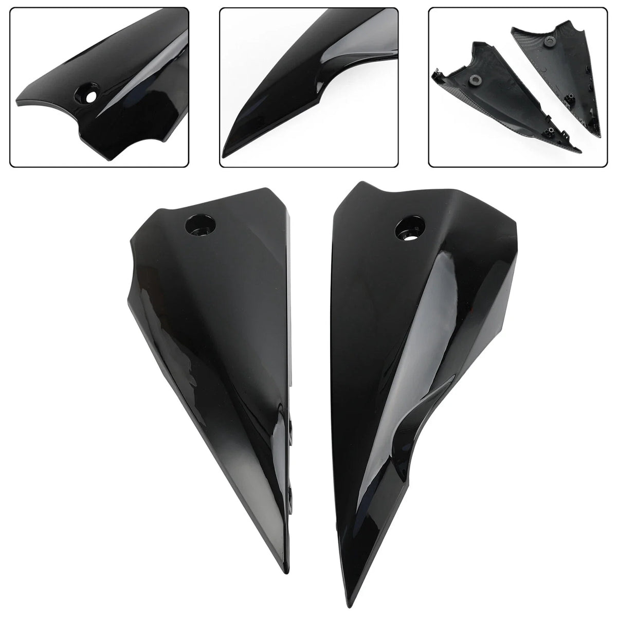 Upper Belly Pan Panels for Suzuki GSX-S 1000 (2015–2020) Black