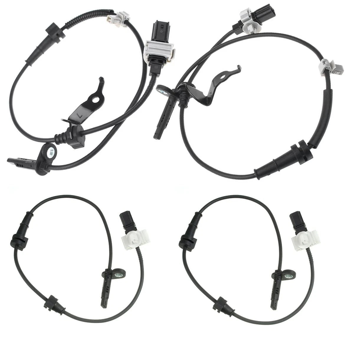 Set of 4 Front + Rear ABS Wheel Speed Sensors for (2013–2015)