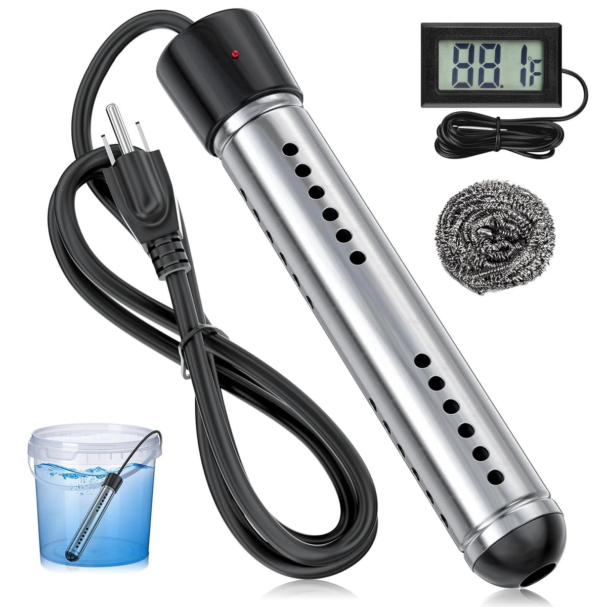 2000W Portable Immersion Water Heater for Electric Use