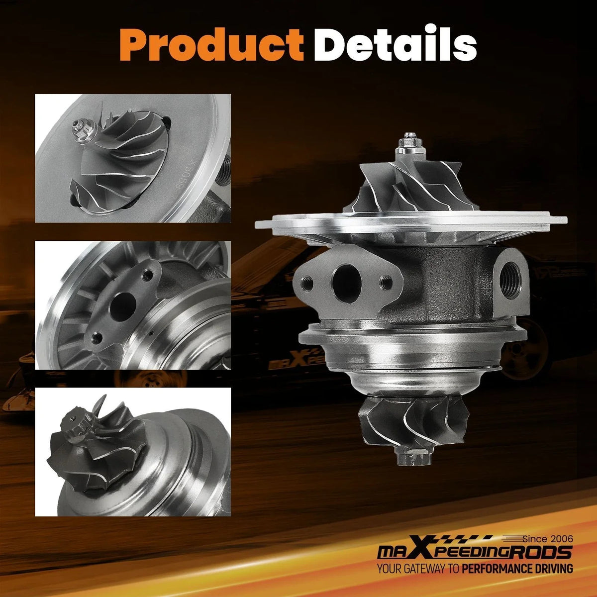 Turbocharger Cartridge for VW CC Golf GTI Passat 2.0L (2009–2014)