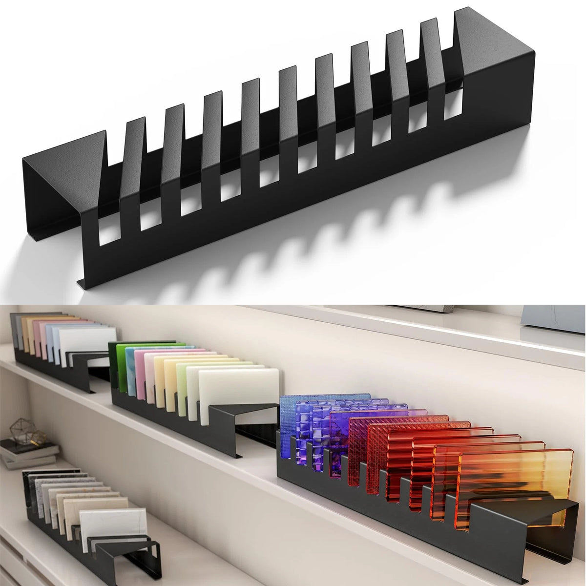 Small Tile Display Rack for Trade Show & Retail Stores (Countertop)