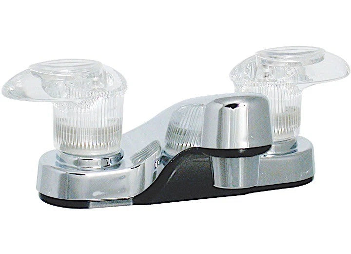 Valterra PF222301 Bathroom Faucet for Catalina RV (Chrome, 4" Knobs)