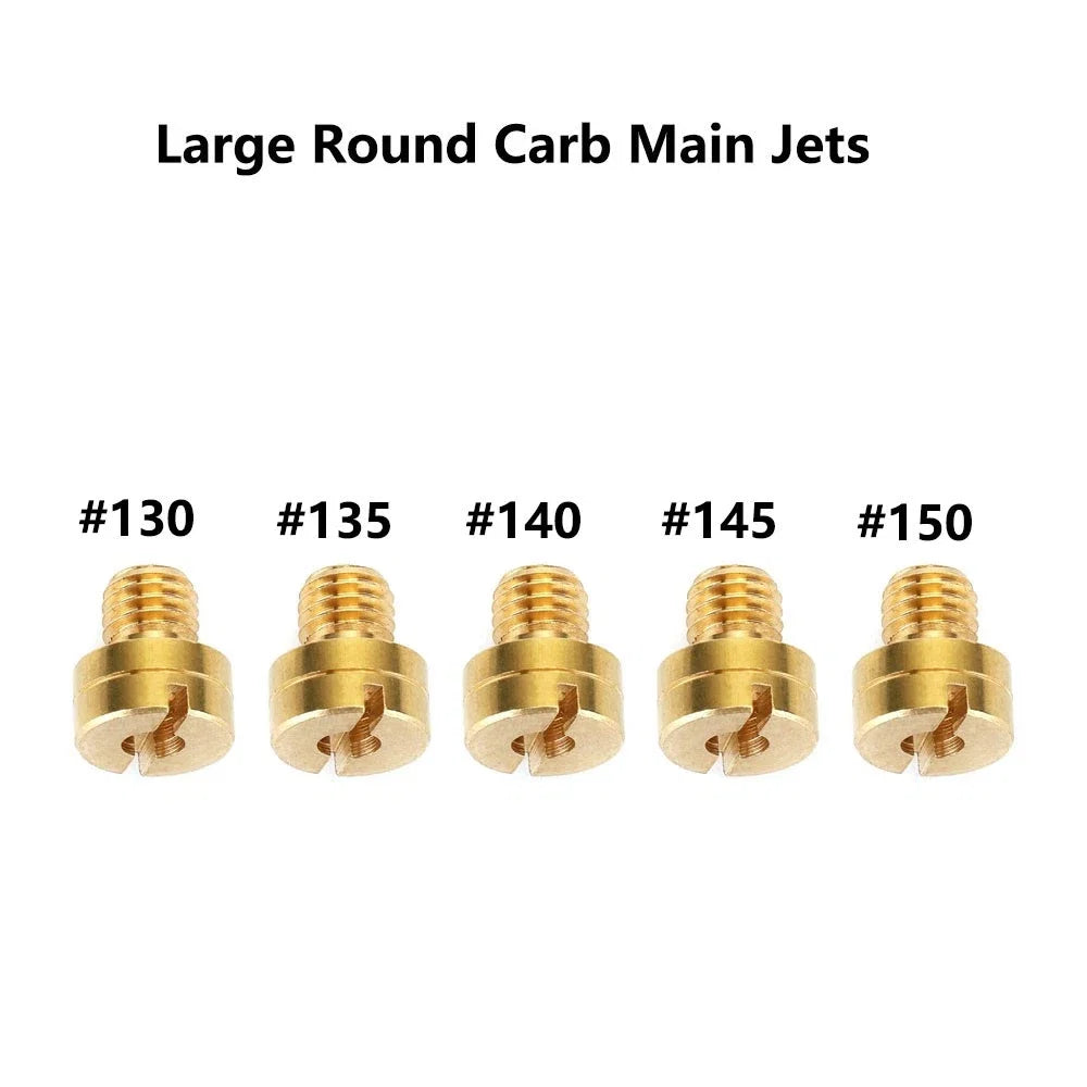5pcs Carb Main Jets for Mikuni #130 #135 #140 #145 #150