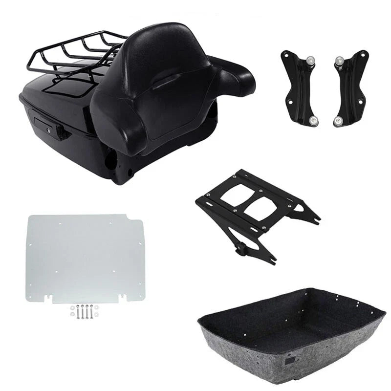 Trunk Pad Mount Rack Docking Plate for Harley Touring Road Glide (2014–2026)