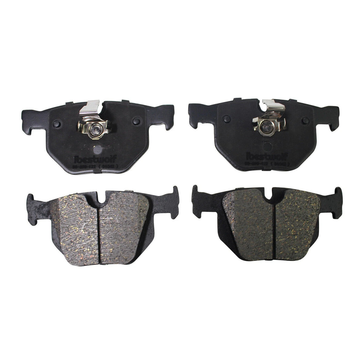 Set of 4 Rear Ceramic Brake Pads for BMW 525i 525xi 528i X5 X6 (D1042, P-1042)