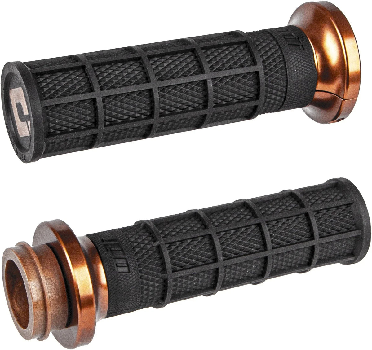 Lock On Hart Luck Full Waffle Grips for V-Twin Motorcycles (1 inch)