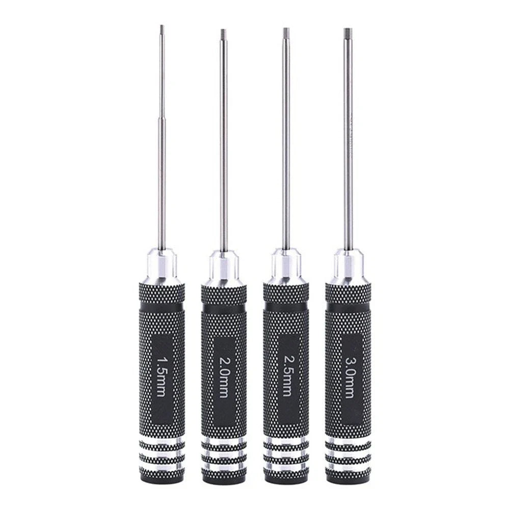 4X Hexagon Wrench Screwdrivers for RC Hobbyists