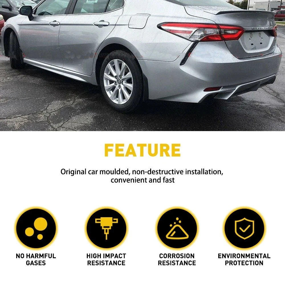 Set of 4 Splash Guards for Toyota Camry (2018–2022)