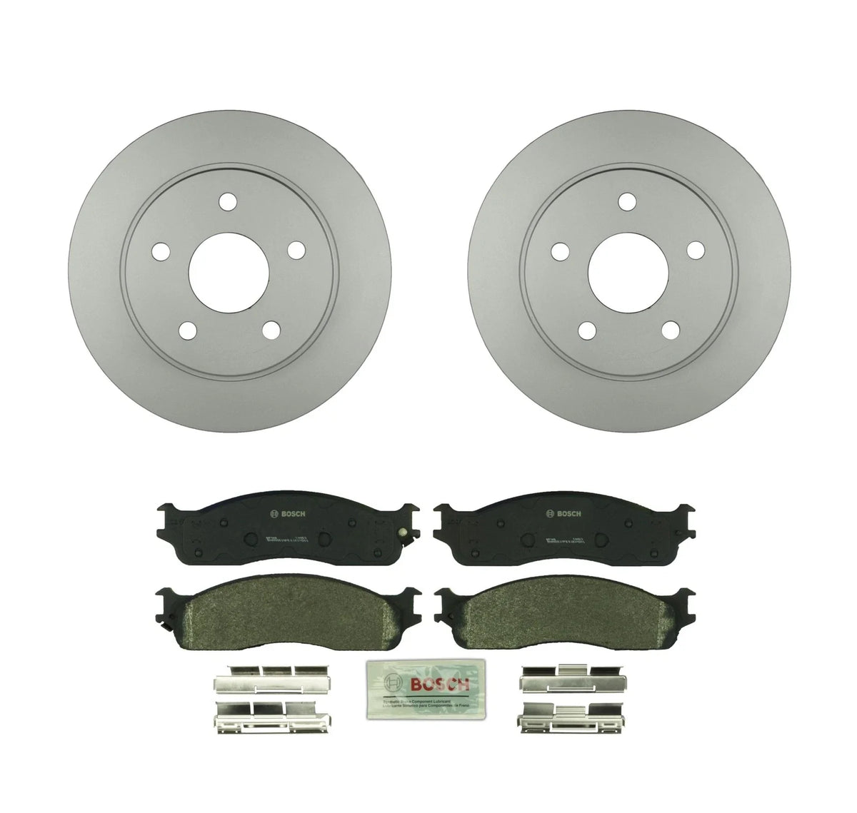 Front Brake Kit for Dodge Ram 1500 (Vented 335mm Disc Rotors, Semi-Met Pads)