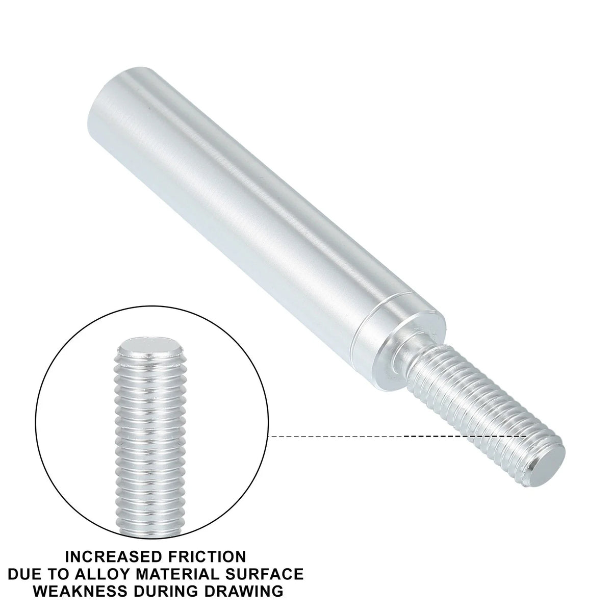 3" Shift Knob Aluminum Alloy M10x1.25 for Nissan Mazda