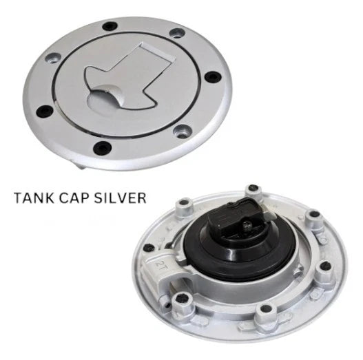 Fuel Tank Cap for KTM 200 390 Duke (2012–2016) Silver