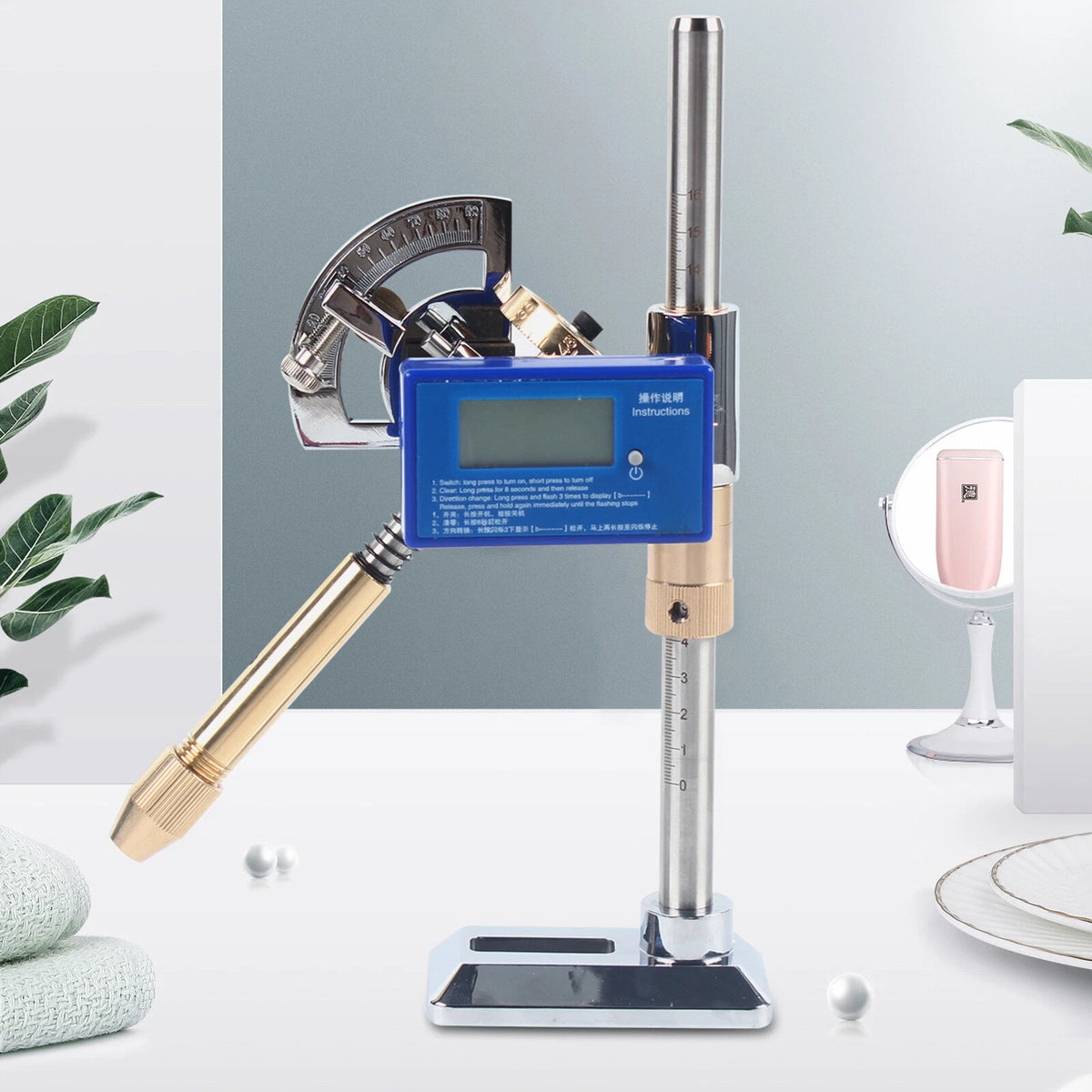 Digital Display Angle Manipulator for Gem Faceting Machine