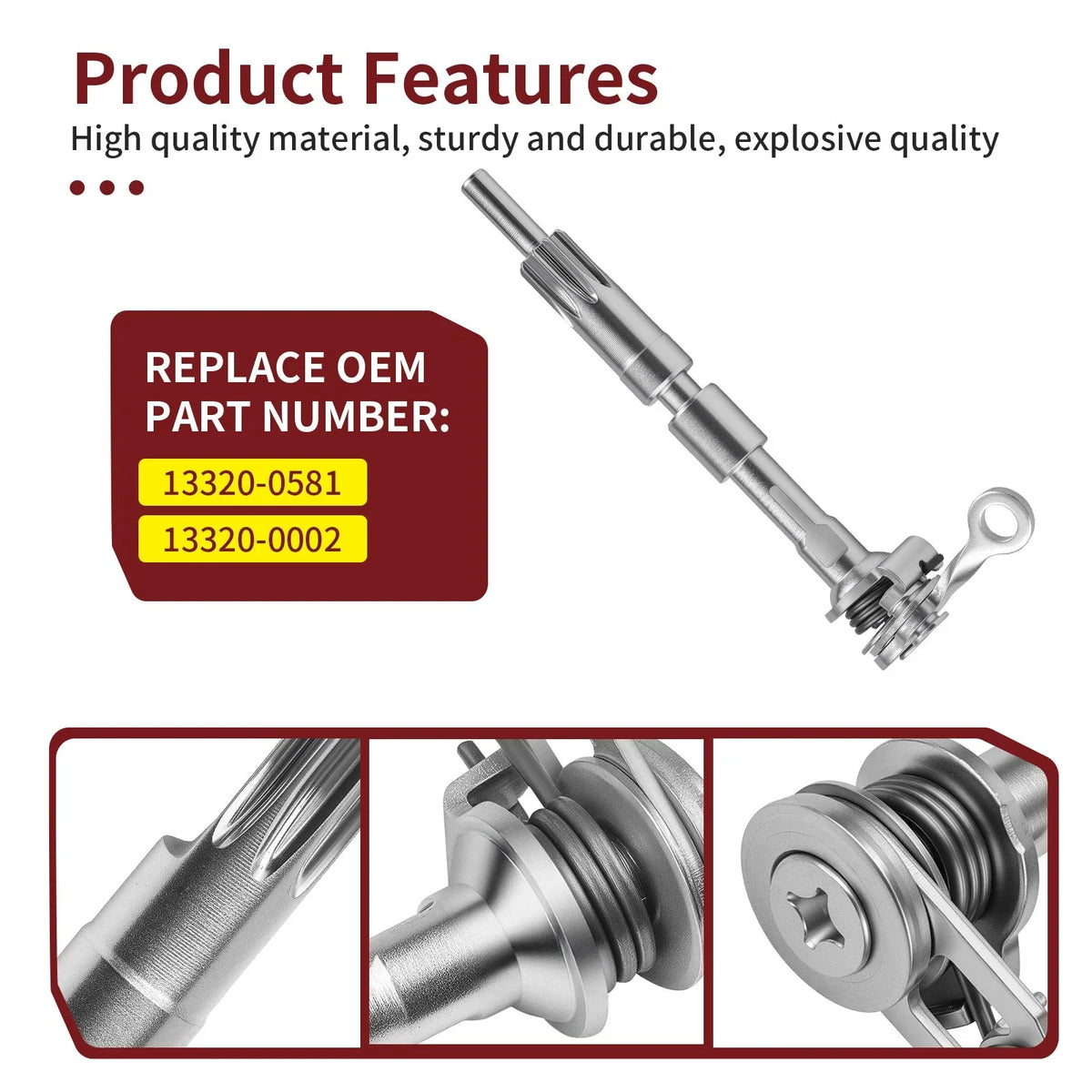 Power Valve Governor Linkage Arm Rod Assembly for Kawasaki KX100 KX85 (2004–2021)