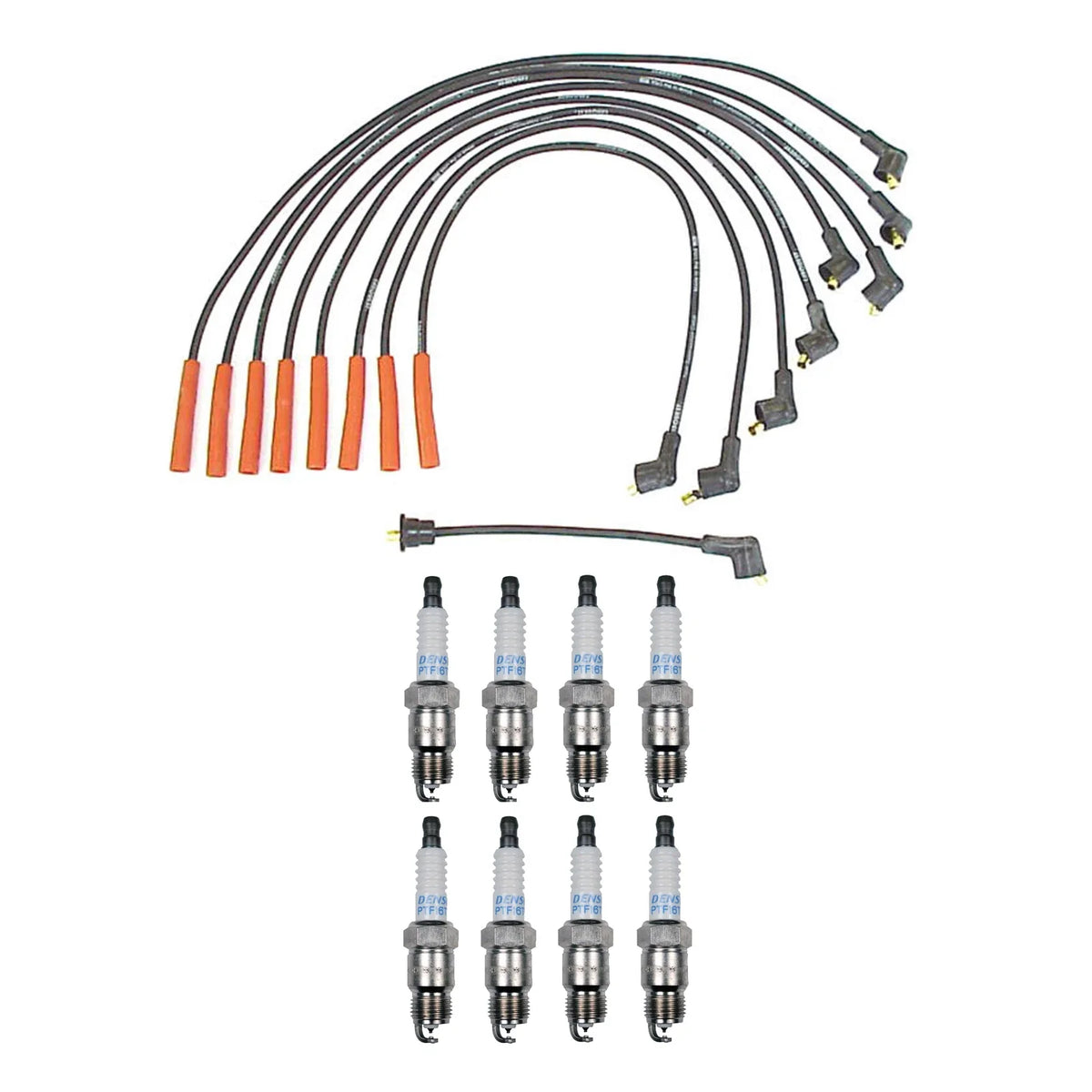 Denso Wire Set & 8 Platinum TT Spark Plugs for Ford Mercury V8