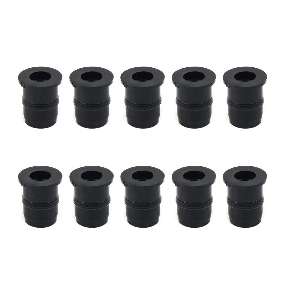 Set of 10 Rubber Panel Nuts for ATV Bodywork