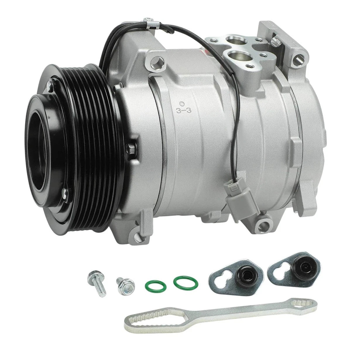 A/C Compressor with Clutch for Honda Element (2003–2011) 17977520, 38810PZDA00