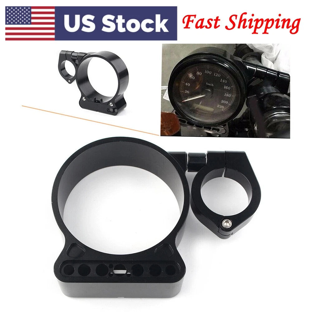 39mm Side Mount Speedo Relocation Bracket for Harley Sportster XL 883 1200