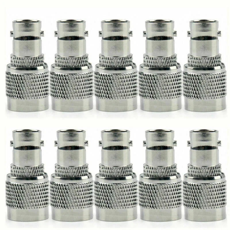 10Pcs BNC Female to TNC Male RF Connector Adapter